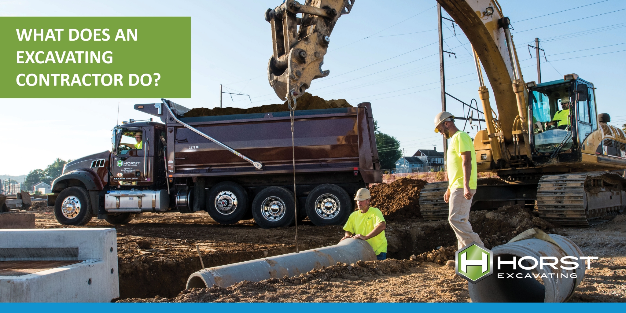 What Does An Excavating Contractor Do? | Horst Excavating